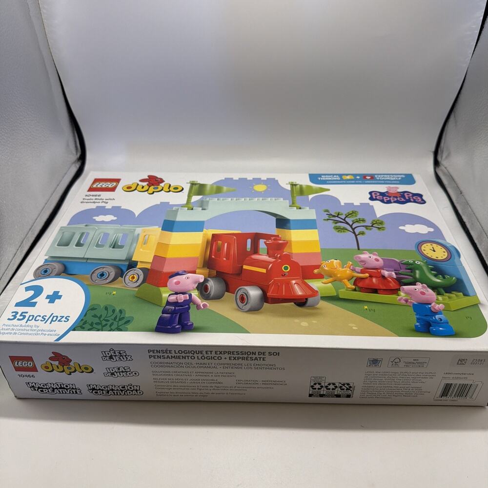 Duplo Peppa Pig Train Ride With Grandpa Pig